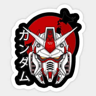 the head Robot Sticker